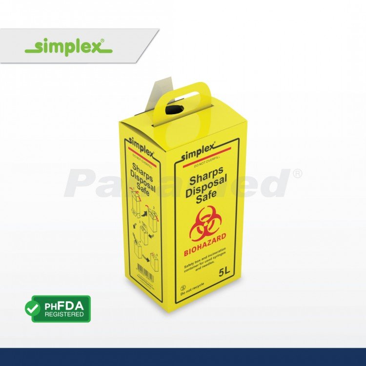 Simplex Sharps Disposal Safe Box